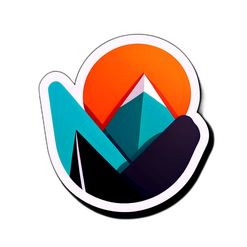 Sticker van de ING-logo met groeielementen