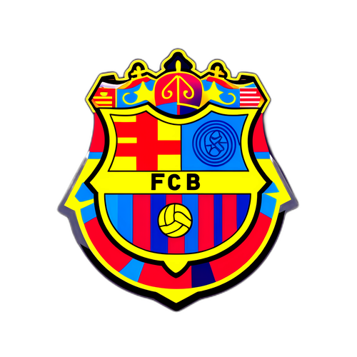 Barcelona Sportklistermärke