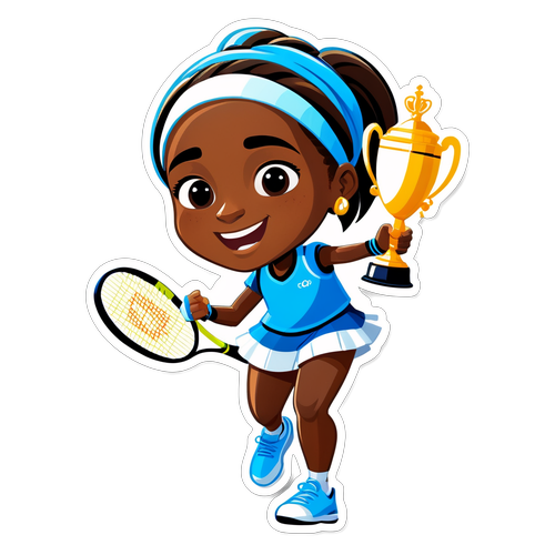 Urocze i kreskówkowe przedstawienie Coco Gauff