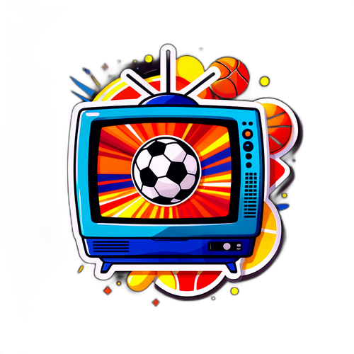 Vibrant TV2 Sport Klistermærke