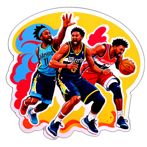 Sticker ng Wizards vs Grizzlies