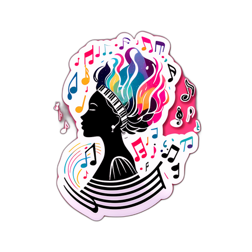 Silhouette musicale de Véronique Sanson