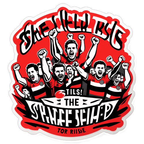 Sheffield United Roaring Crowd Sticker