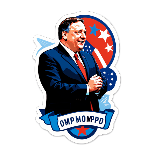 Pompeo w Nowym Wydaniu! Odkryj Wciągające Naklejki Upamiętniające Jego Polityczną Karierę!