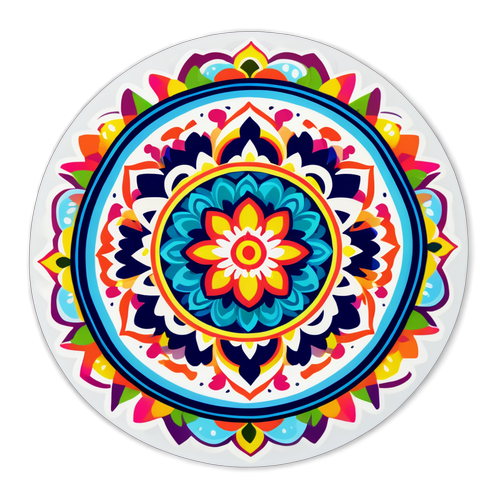 Vibrant Mandala Design