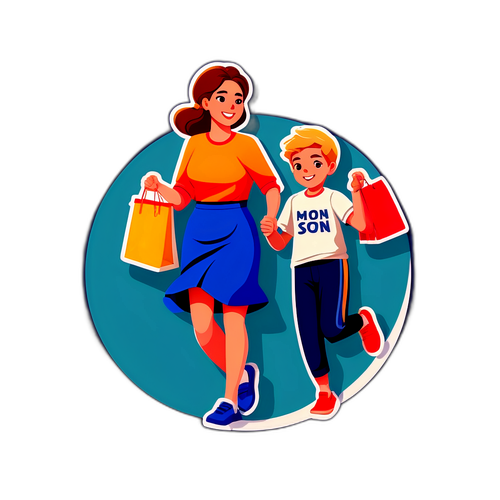 母子共同经营服装店