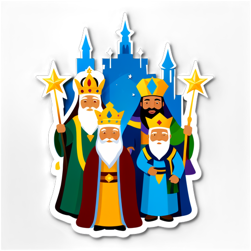 Diseño de un sticker para el Paseo de Reyes 2025