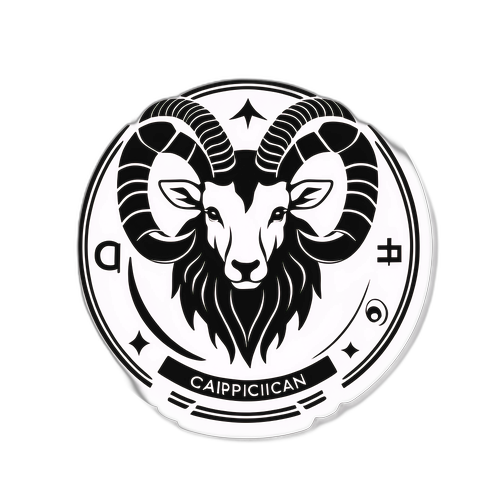 Современный стиль знака зодиака Козерог