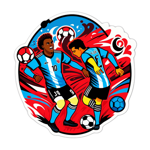 Stiker Dramatis Pertandingan Estudiantes La Plata vs Flamengo