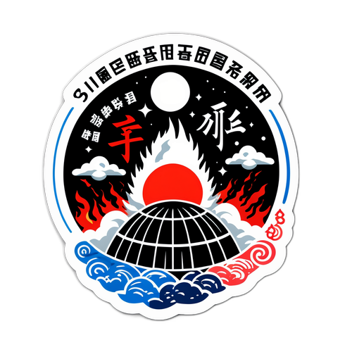 日本末日预言的贴纸设计