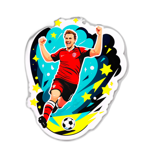 Florian Wirtz Målfirande Sticker