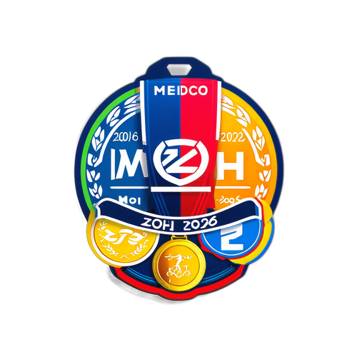 Návrh samolepky 'Medailové pořadí ZOH 2026'