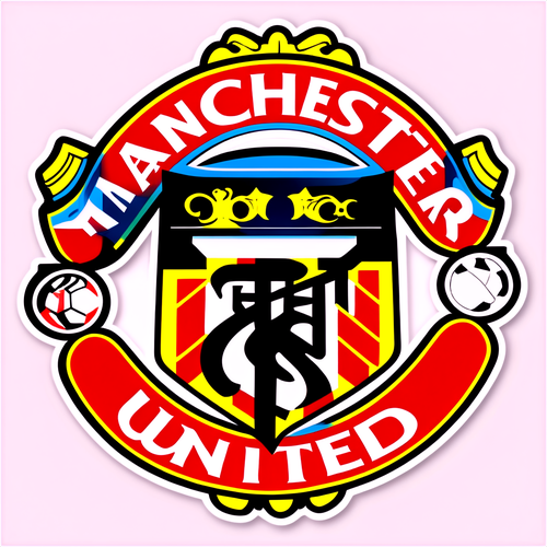 Manchester United FA Cup Glory Sticker