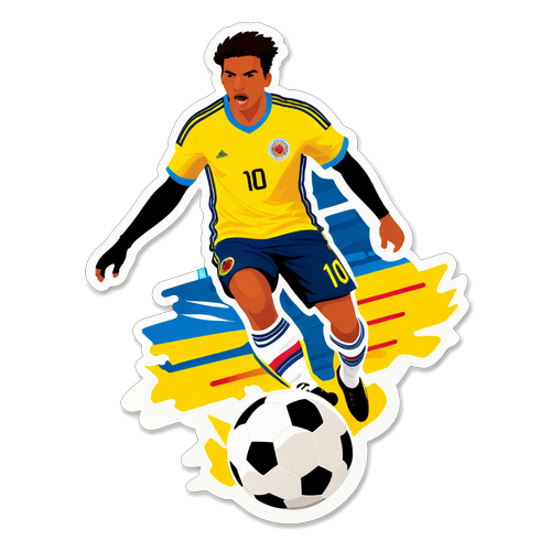 ¡A por todas, Colombia! Orgullo y Pasión en el Fútbol