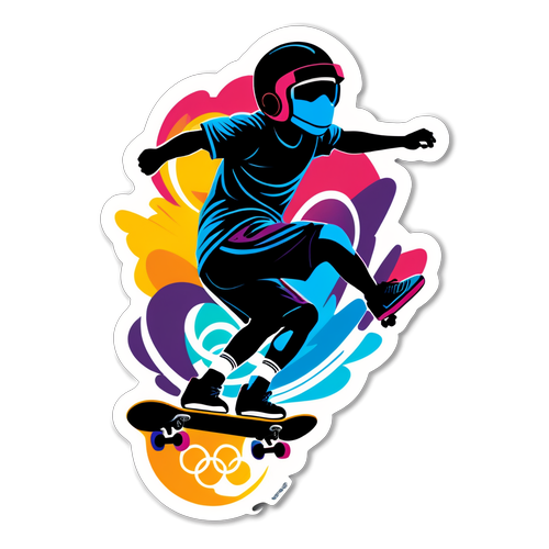 Skateboarding at the Olympics: Ang Sticker na Magdadala sa Iyo sa Hangin!