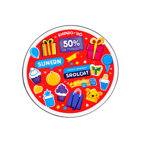 Stiker Promosi Superindo yang Meriah