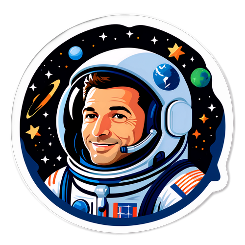 Farkas Bertalan űrhajós sticker