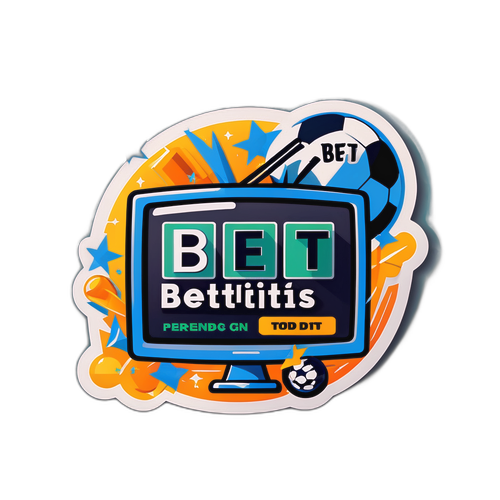 Bet TV Temalı Çıkartma