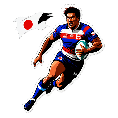 Le Rugby Éclair: Quand un Joueur S'envole au Milieu de la Foule Japonaise!