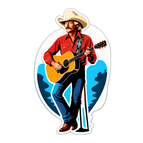 Alan Jackson Live Performance Sticker