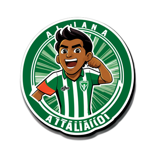 Sticker Representativo de Atlético Nacional y Alianza