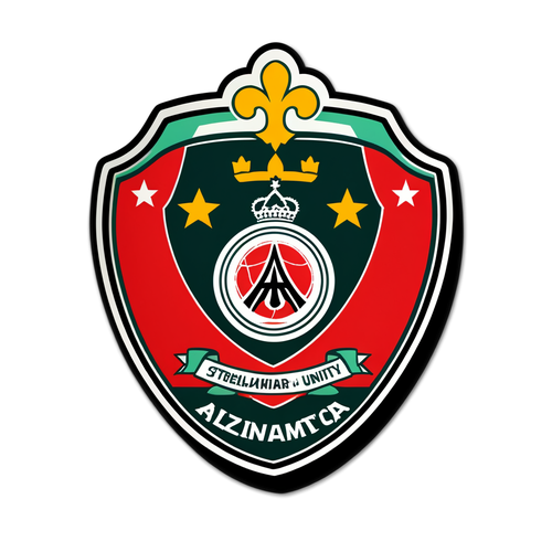 Sticker AZ Alkmaar: Kekuatan dalam Persatuan - Menggugah Spirit Sepak Bola!