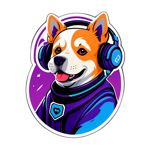 Позитивний охоронний собака для стриму на Twitch
