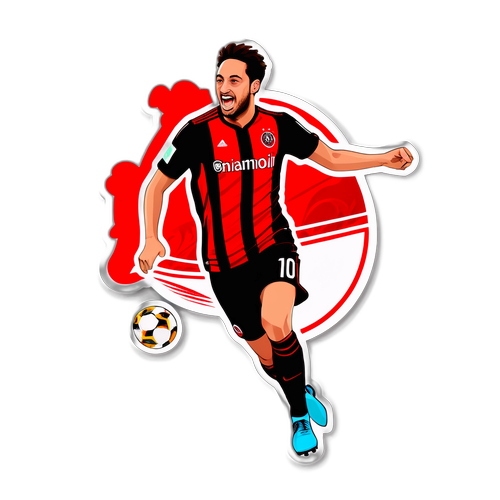 Calhanoglu Celebrando un Gol