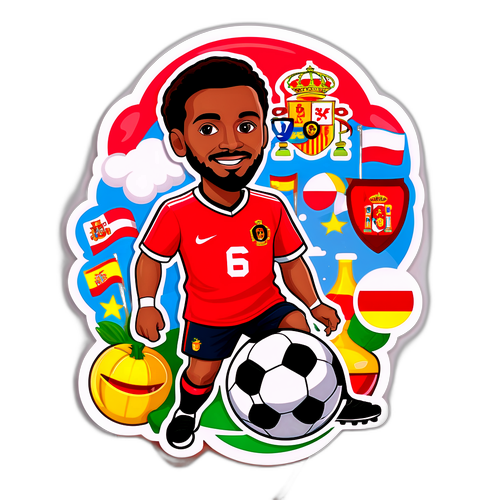 Sticker ya Georgia dhidi ya Hispania