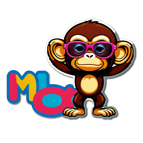 Attention ! Ce Sticker de Singe en Lunettes va Vous Faire Adopter le Bon Sens Évaluatif sur le Mpox !