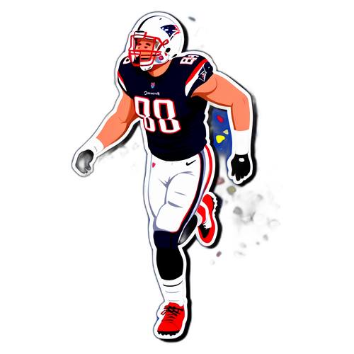 Whimsical Touchdown Dance Sticker