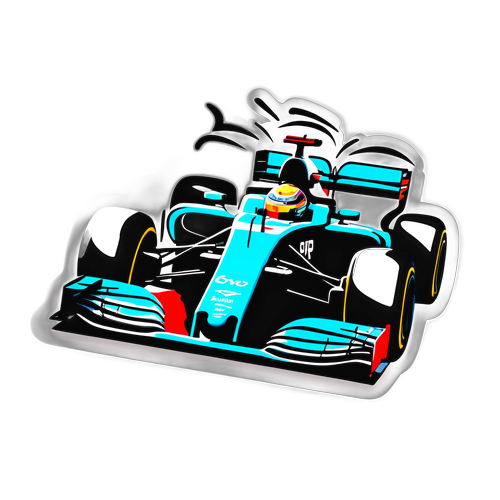 F1-bilar i racing vid en tajt kurva