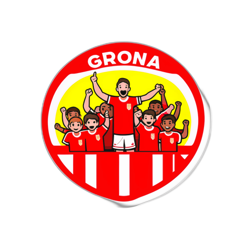 Sticker Penyokong Girona