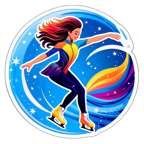 Vibrant Figurskøytelærer i Midtspinn