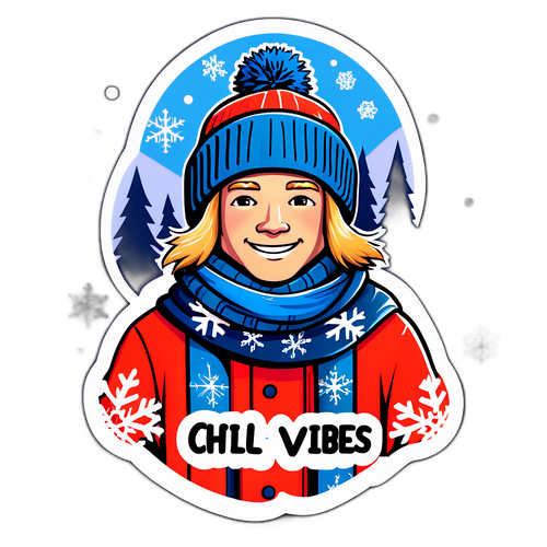 Hampus Nessvold i vinterlandskap