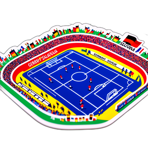 מפת המגרש של גרמניה מול סלובקיה