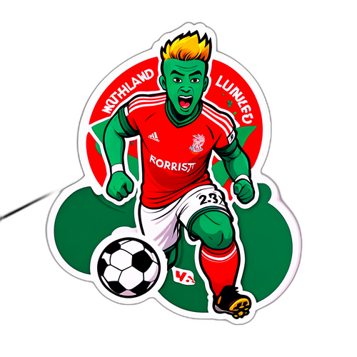 สติกเกอร์การ์ตูนฟุตบอล: Nottingham Forest vs Sunderland