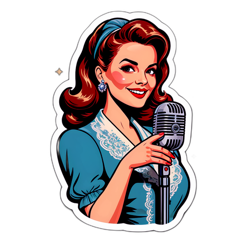 Retro Mikrofån och Vintage Mode