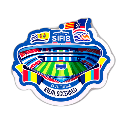 Stadion von Real Sociedad Aufkleber