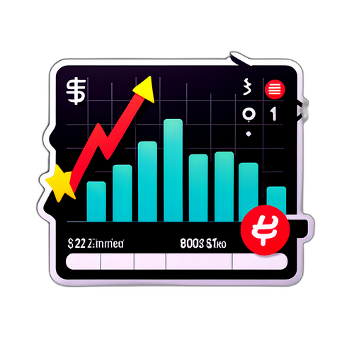 基於Kimo股市的貼紙設計