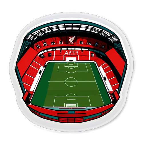 Stiker Stadion Anfield Liverpool