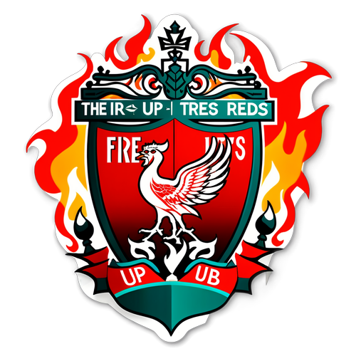 Liverpool FC Fire Up the Reds Sticker