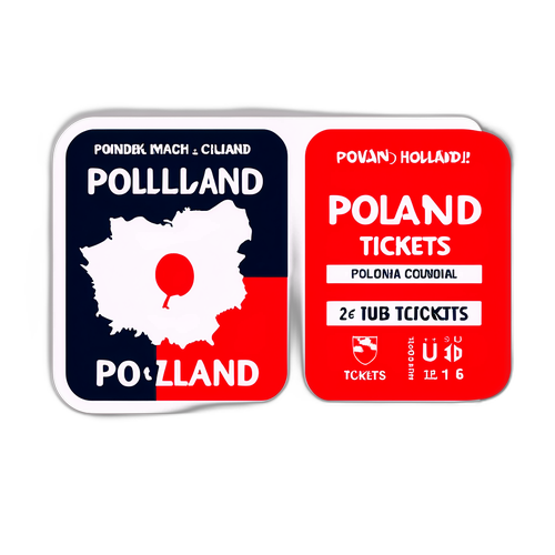 Sticker na mecze Polska-Holandia