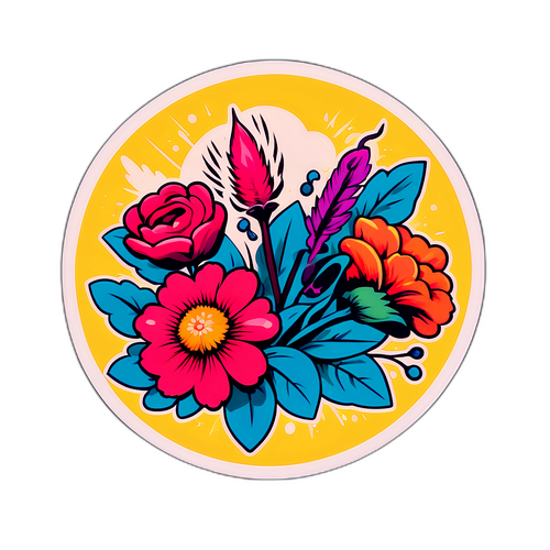 Retrotyylinen tarra Bridgerton-kaudelta