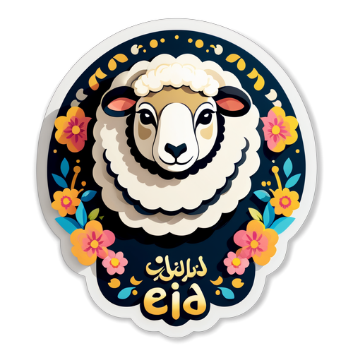 Autocollant culturel pour l'Eid al-Adha