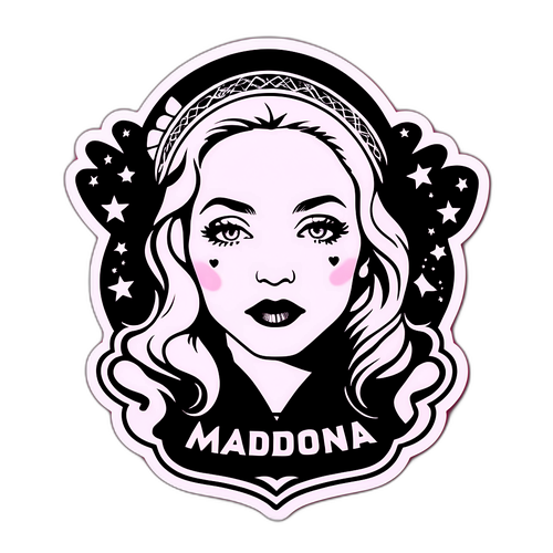 Trendy Madonna klistremerke