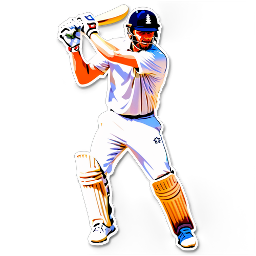 Unleash Your Inner Champion: The Freddie Flintoff Sticker That Every Cricket Fan Must Have!