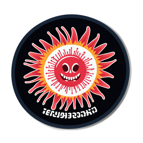 Sticker Informasi COVID-19 di Thailand