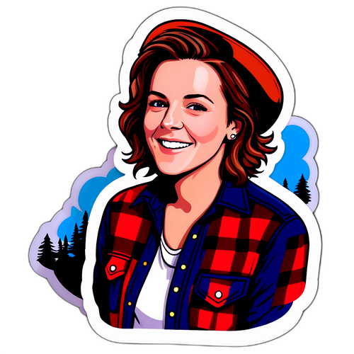 Fargerik klistremerke av Brandi Carlile