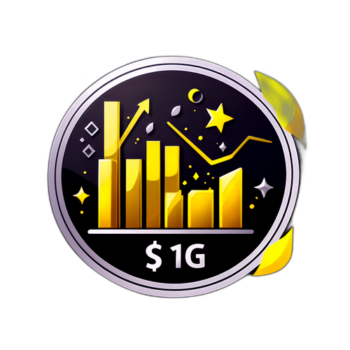 Moderne grafisk representasjon av svingende sølvpriser